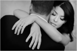 Black and White Engagement Photos