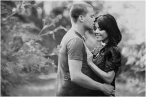 Edmonton Engagement Portraits Classic Black White