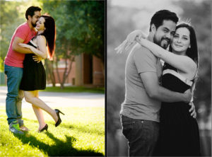 Luxe Photographer Romantic Engagment UofA