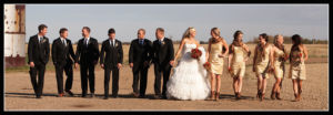 Bridal-Party-Walking-Gravel-Road-21